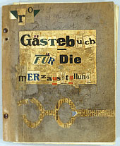 Gstebuch der Kurt Schwitters-Ausstellung in Hildesheim, 1922