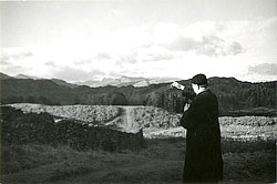 Kurt Schwitters in the Lake District (photographer: Ernst Schwitters), 1945